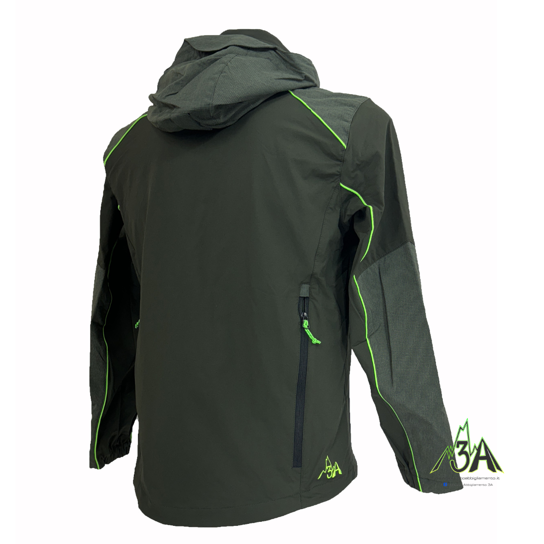 SOFTSHELL CIMA BACCHETTA 3A lime - immagine 4