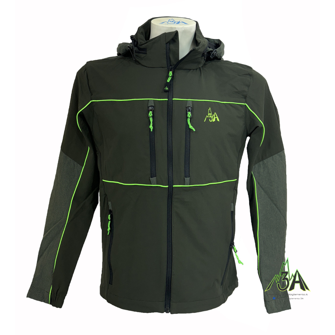 SOFTSHELL CIMA BACCHETTA 3A lime