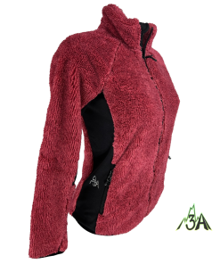 Alternative view of PILE ORSETTO DONNA amarena red