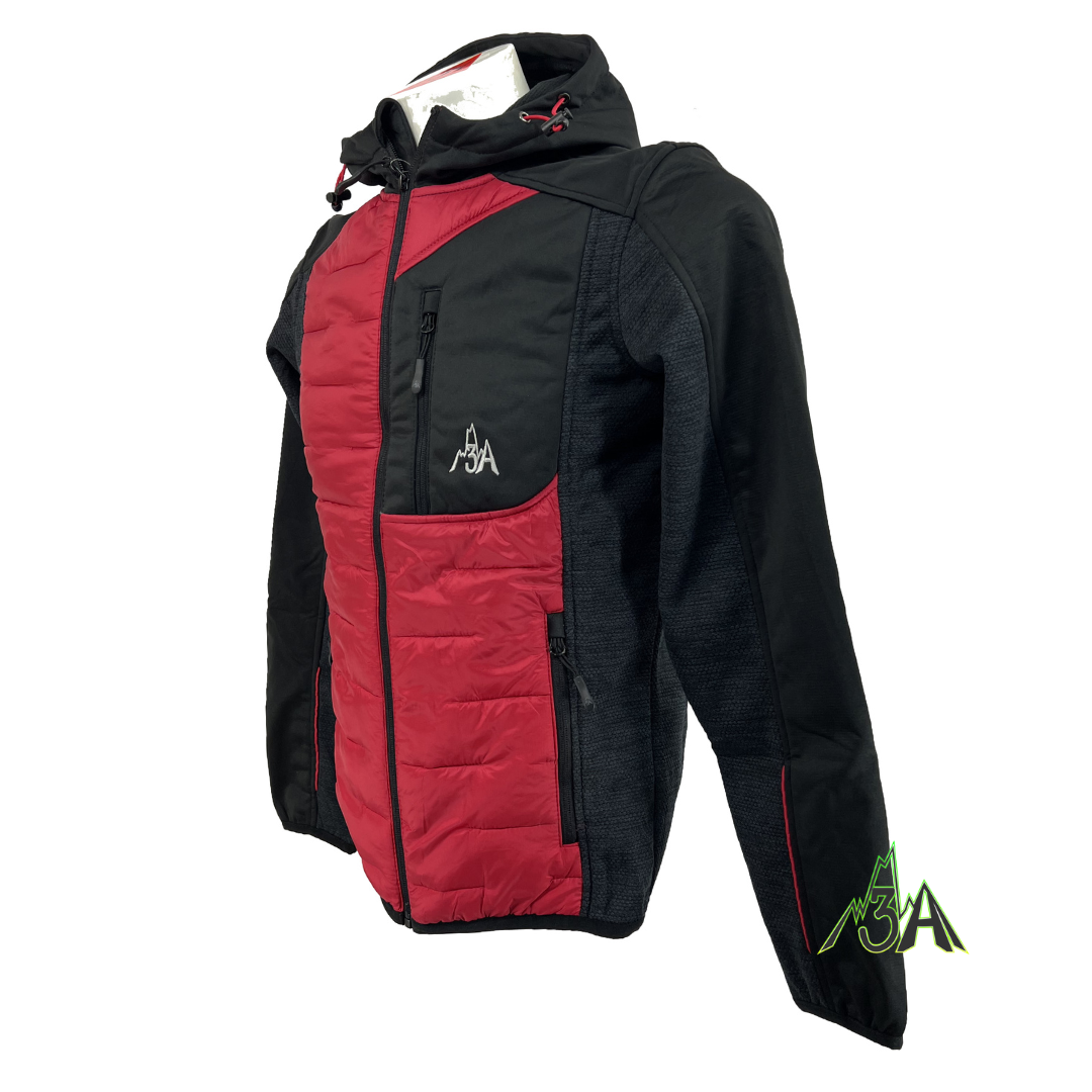 PILE GIACCA HYBRID 3A MAN rosso - immagine 2