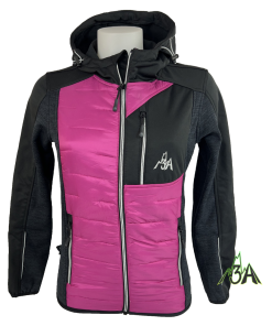 PILE GIACCA HYBRID 3A WOMAN fuxia