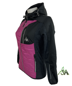 Alternative view of PILE GIACCA HYBRID 3A WOMAN fuxia