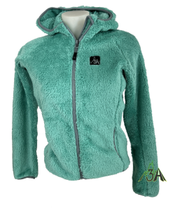 Alternative view of PILE ORSO HOODY WOMAN tiffany