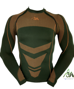 MAGLIETTA 3A JAGUAR M/L verde arancio