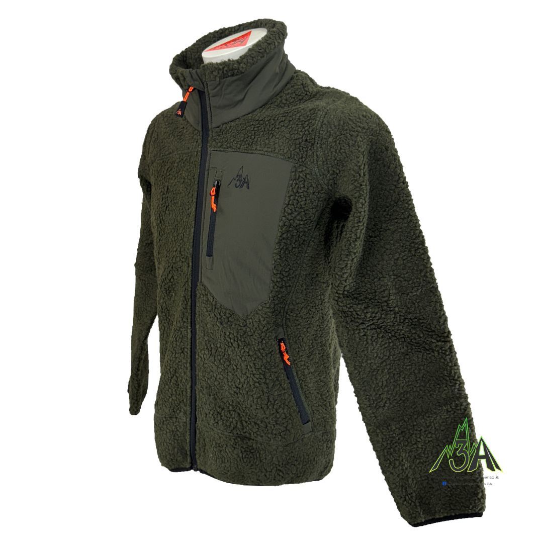 GIACCA PILE SHERPA 3A T.Verde 1644 - immagine 2