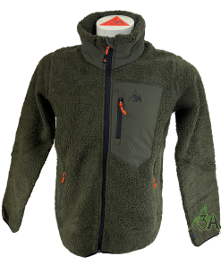GIACCA PILE SHERPA 3A T.Verde 1644