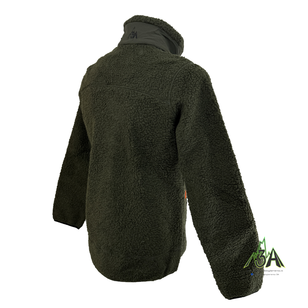 GIACCA PILE SHERPA 3A T.Verde 1644 - immagine 4