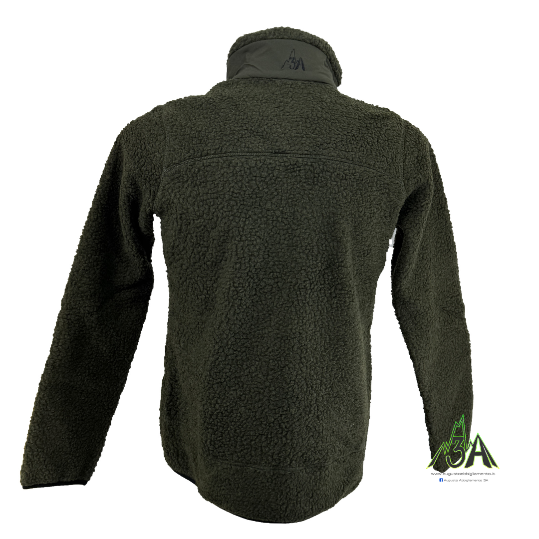 GIACCA PILE SHERPA 3A T.Verde 1644 - immagine 5