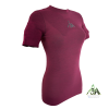 MAGLIA MERINOS 3A WOMAN manica corta lampone - immagine 2