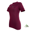 MAGLIA MERINOS 3A WOMAN manica corta lampone - immagine 3