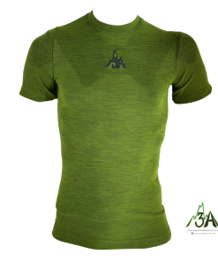 MAGLIA MERINOS 3A MAN manica corta lime