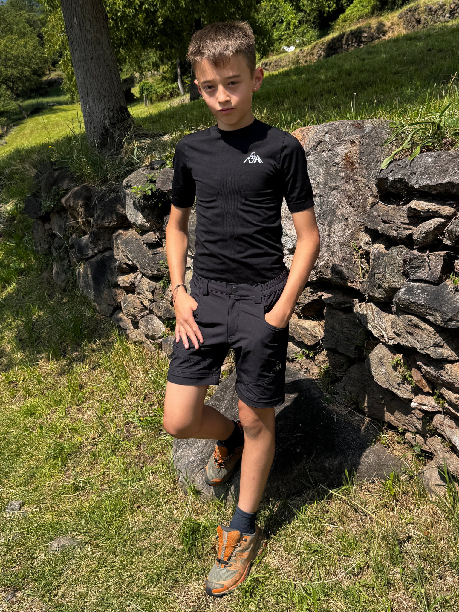 PANTALONE 3A ZIP-OFF nero - immagine 2