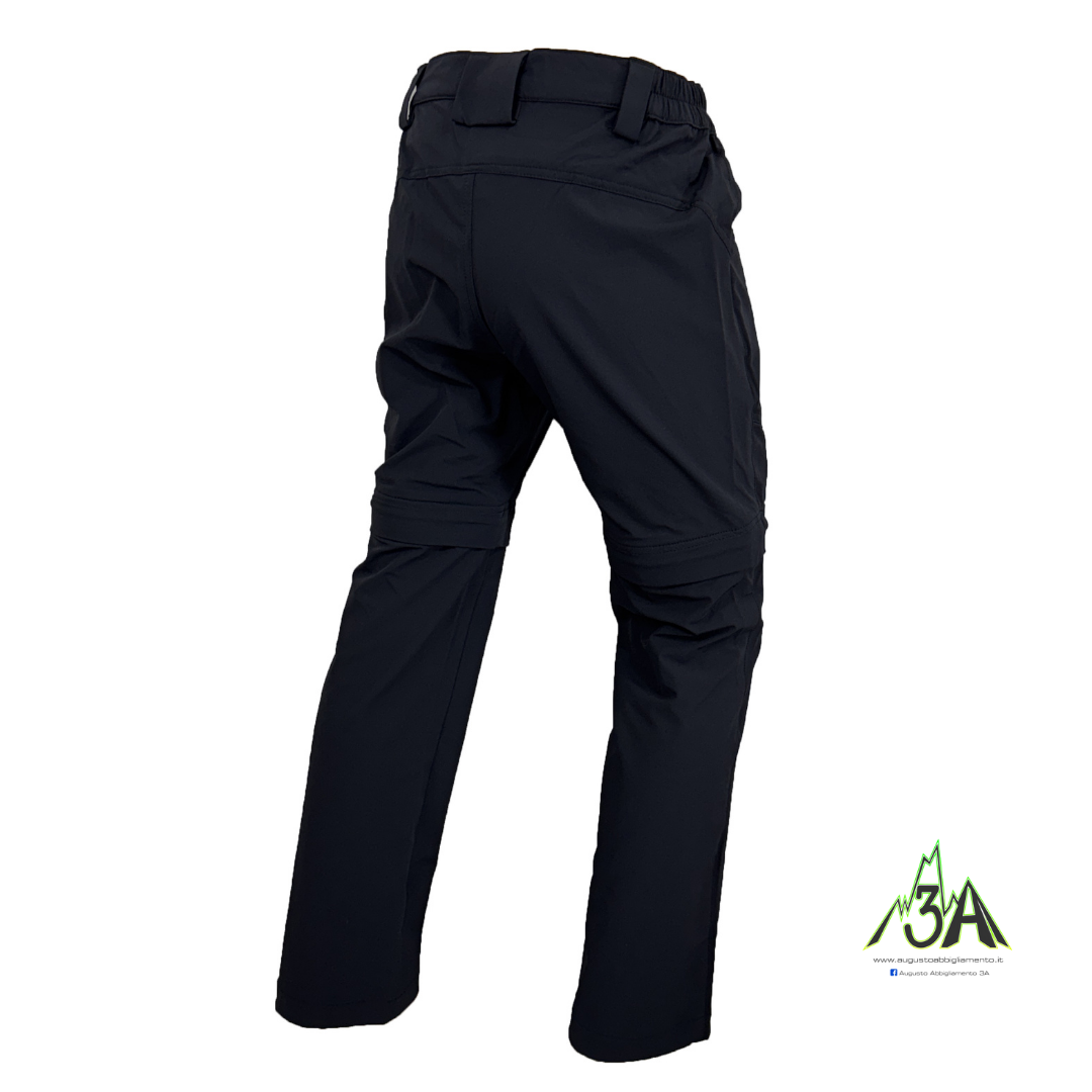 PANTALONE 3A ZIP-OFF nero - immagine 6