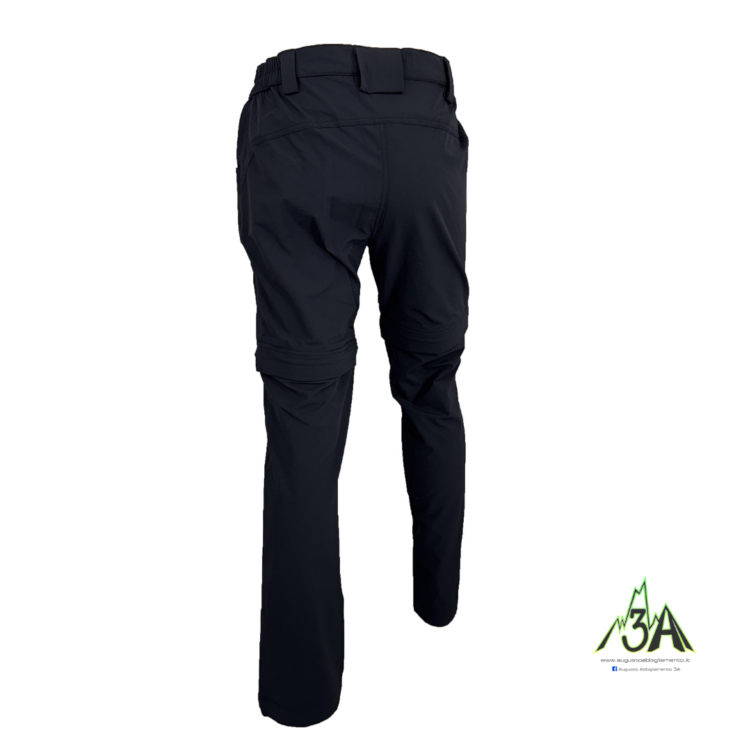 PANTALONE 3A ZIP-OFF nero - immagine 5