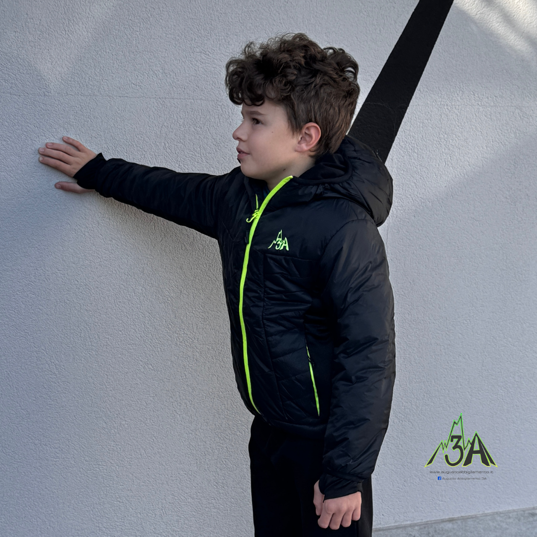 GIACCA BOREAL 3A BAMBINO Nera 0208 - immagine 3