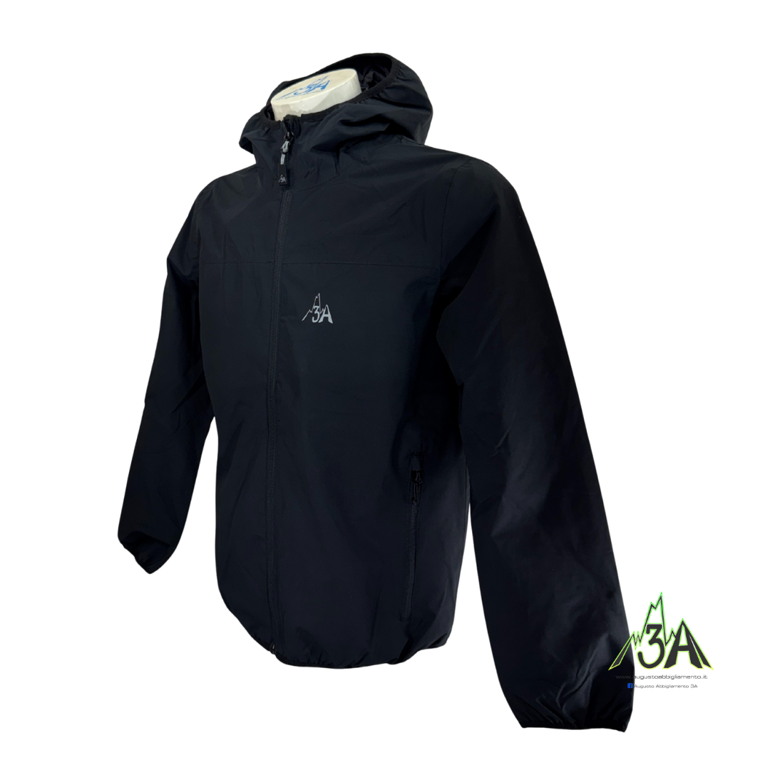 GIACCA 3A RAIN nera 0208 - immagine 2