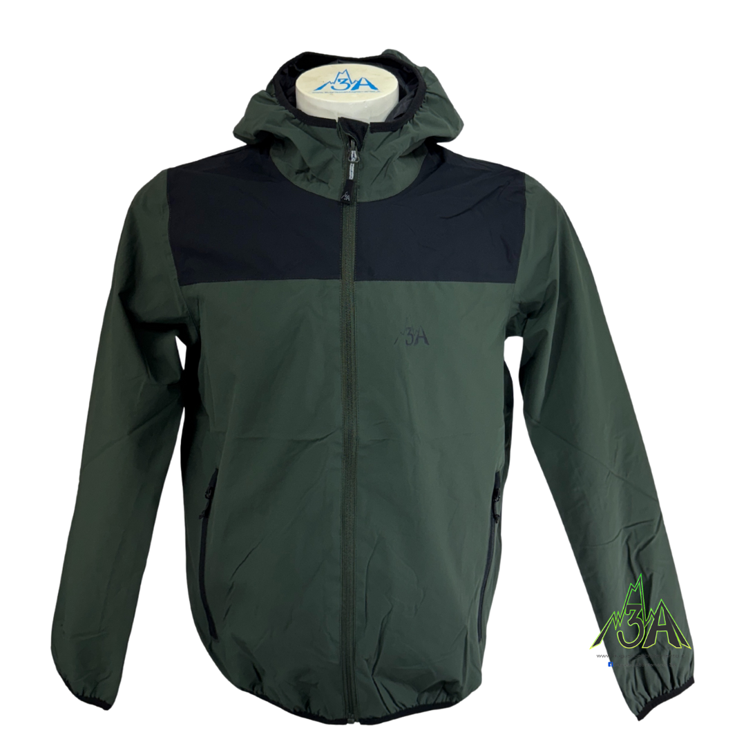 GIACCA 3A RAIN verde B177