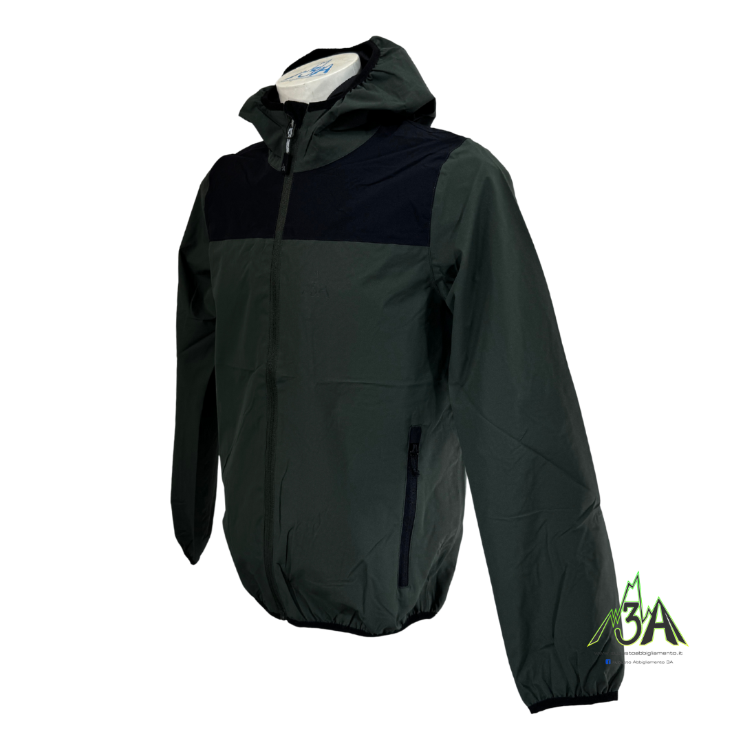 GIACCA 3A RAIN verde B177 - immagine 2