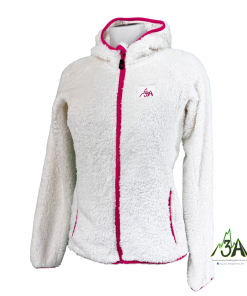 PILE ORSO HOODY WOMAN Bianco 0003