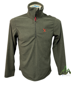 MICRO PILE MEZZA ZIP GREEN