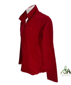 Alternative view of MICRO PILE MEZZA ZIP Rosso