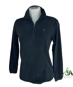MICRO PILE WOMAN M. ZIP Nero