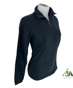 Alternative view of MICRO PILE WOMAN M. ZIP Nero