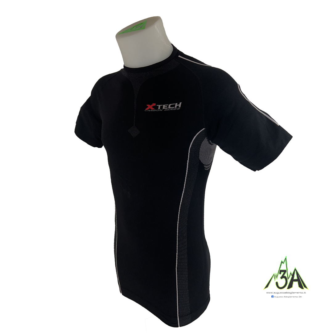 MAGLIETTA ANTISUDORE Nera x-tec - immagine 3