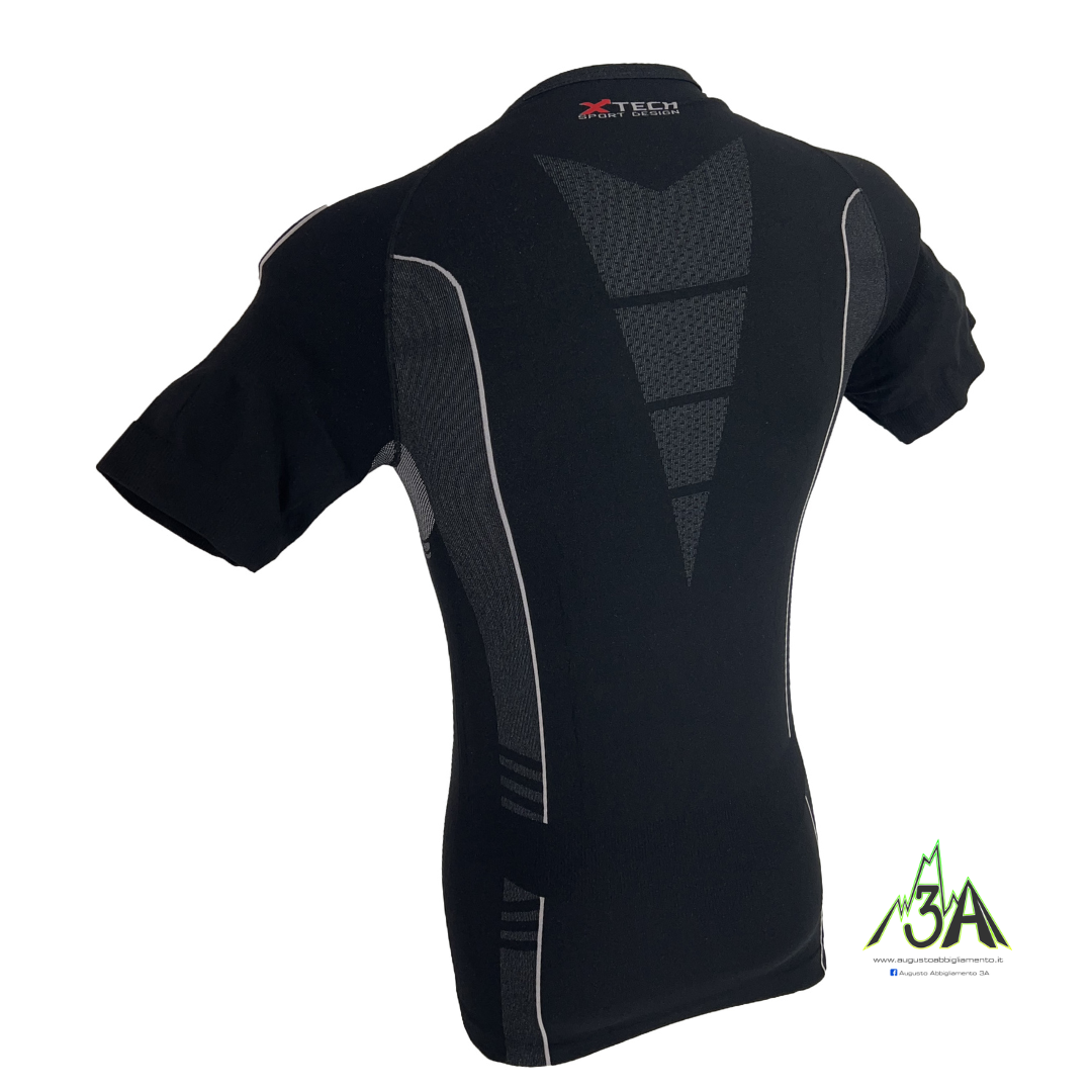 MAGLIETTA ANTISUDORE Nera x-tec - immagine 4
